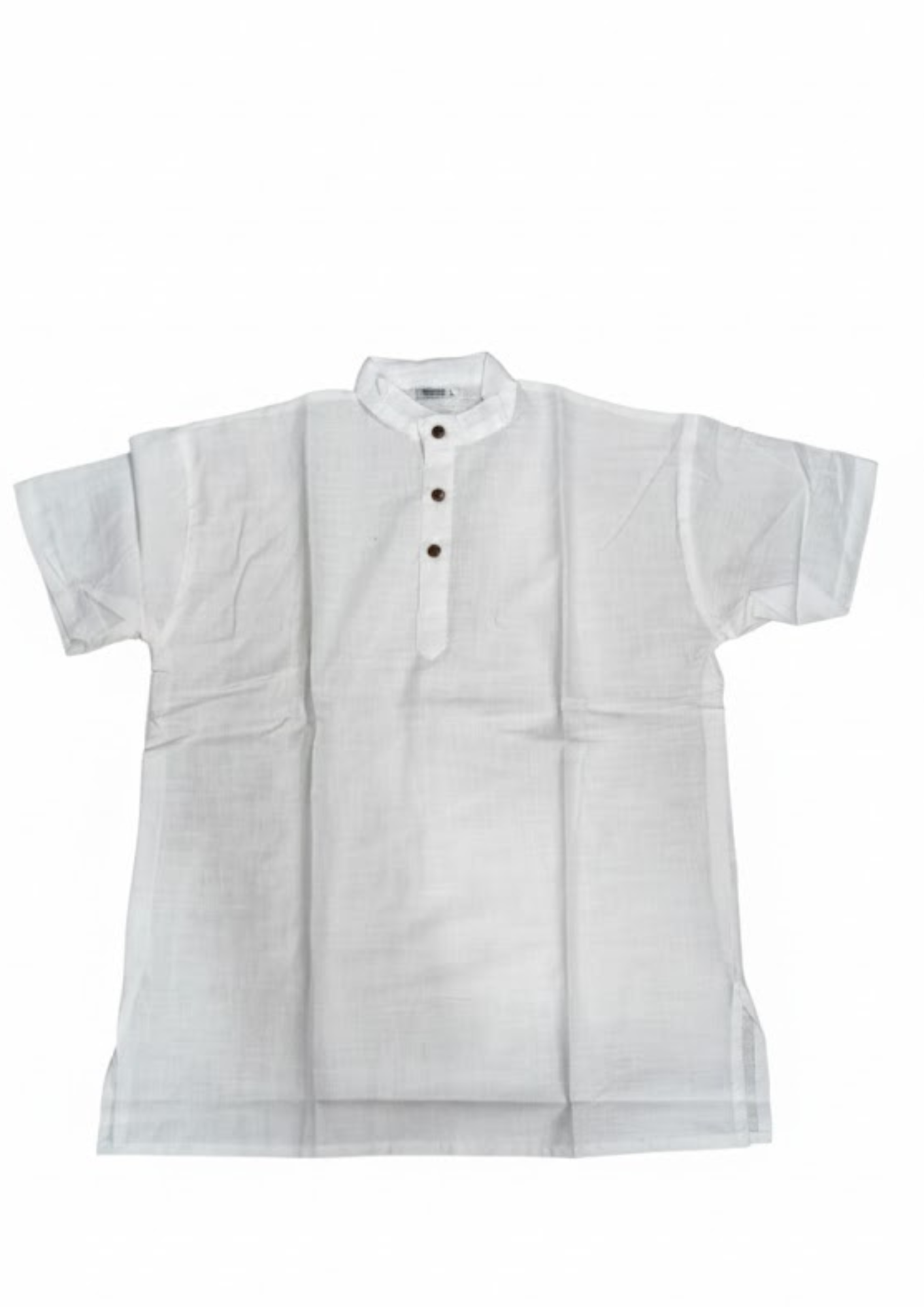 White Leisure Linen Men shirt