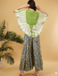 Amy Sage Embroidered Tie Dye Short Poncho Kaftan Relax Fit