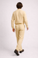 Pastel yellow Leisure Linen Men Co-ord Set