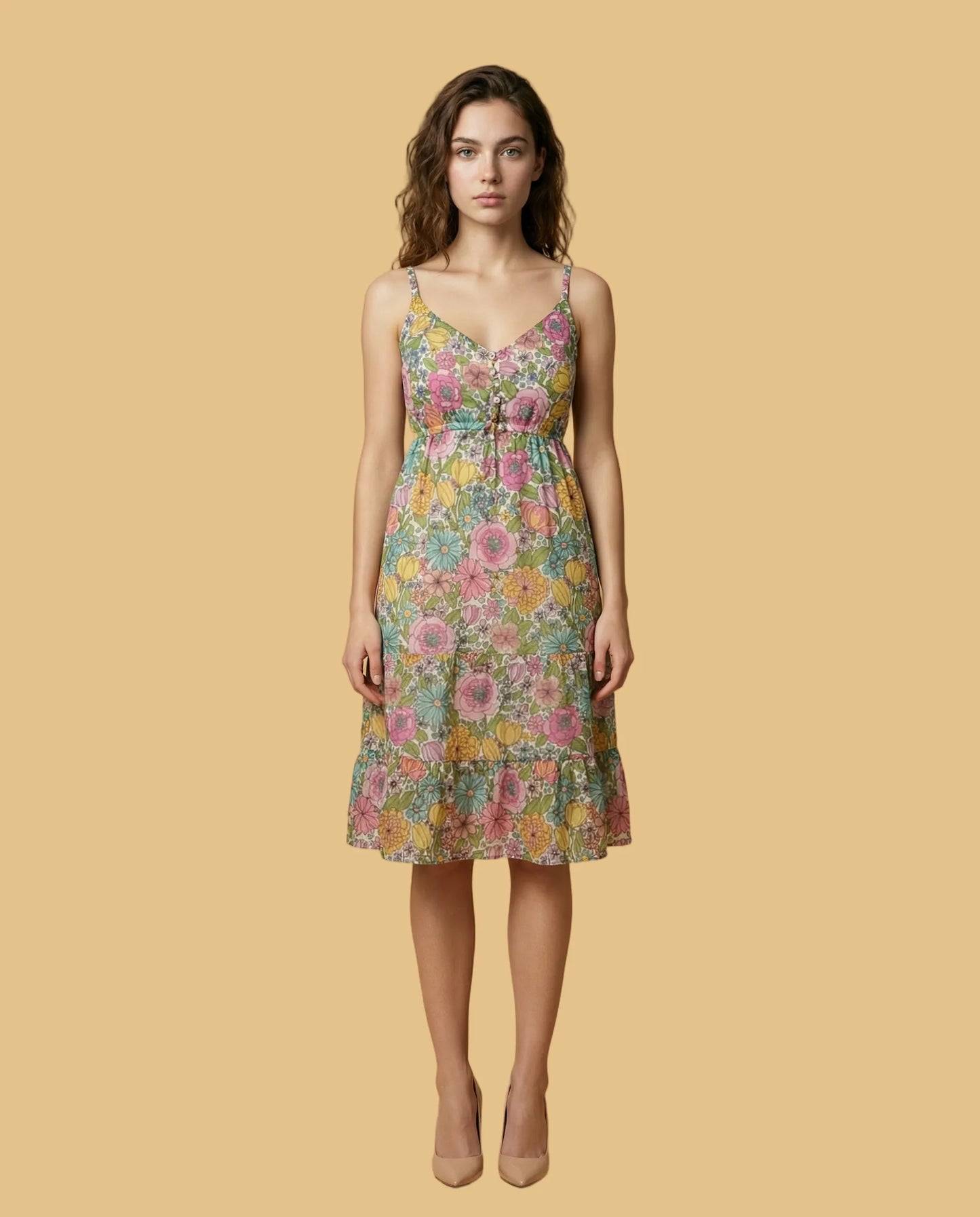 Florence Pink Padded Short Dress