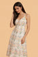 Florence White Padded Short Dress