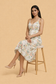 Florence White Padded Short Dress