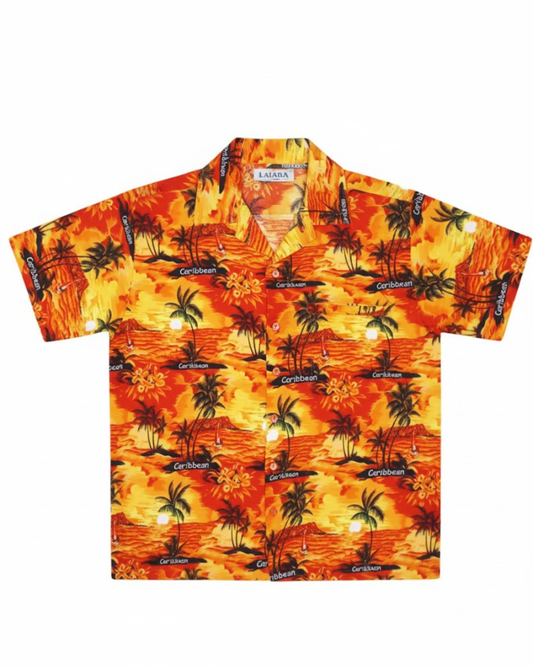 Carribbean Tropical Sunshine Beach Shirt for Men