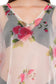 White Pink Beach Kaftan