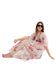 White Pink Beach Kaftan