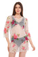 White Pink Beach Throw Kurti