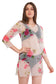 White Pink Beach Throw Kurti