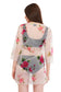 White Pink Beach Throw Kurti