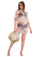White Pink Beach Throw Kurti