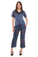 Blue Chain Shirt & Pant Co-Ord  Set              