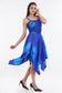 Ocean Blue Smock Flare Dress/Majestic Blue Smock Flare Dress