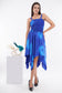Ocean Blue Smock Flare Dress/Majestic Blue Smock Flare Dress
