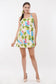 Tropical Flamingo Baby Doll Dress with Scrunchy      