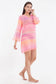 Neon Pink Beach Throw Kurti     