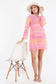 Neon Pink Beach Throw Kurti     