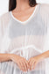 White Beach Kaftan with Lace