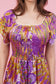 Purple Hues Long Smock Tier Dress
