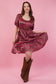 Fuchsia Short Tier Dress