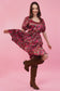 Fuchsia Short Tier Dress