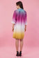 Ombre Short Shirt Dress with Belt