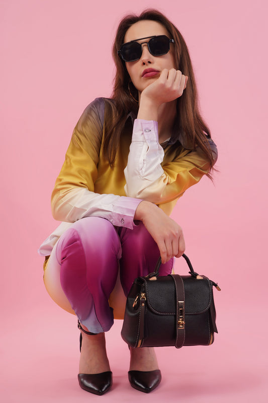 Ombre Shirt & Pant Co-Ord Set