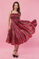 Fuchsia Long Smock Tier Dress