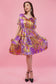 Purple Hues Short Tier Dress