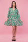 Sage charm Short Tier Dress