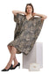 Golden Aurora Short Kaftan with strings on the inside                      