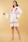 Liva Embroidered Floral Short Dress