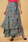 Katy Two Layers Long Wrap-Around Skirt