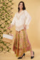 Amaya Embroidered Beige Lace Top