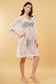 Sirona White Net Beach Kaftan