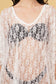 Sirona White Net Beach Kaftan
