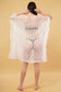 Sirona White Net Beach Kaftan