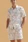 White Faces Statement Shirt for Men