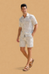 White Faces Statement Shirt for Men