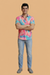 Pink Marble Statement Shirt For Men