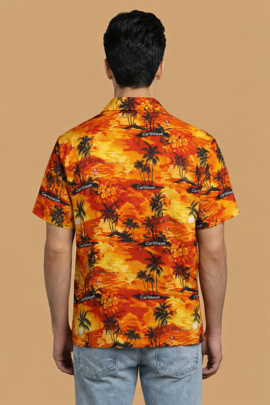 Carribbean Tropical Sunshine Beach Shirt for Men