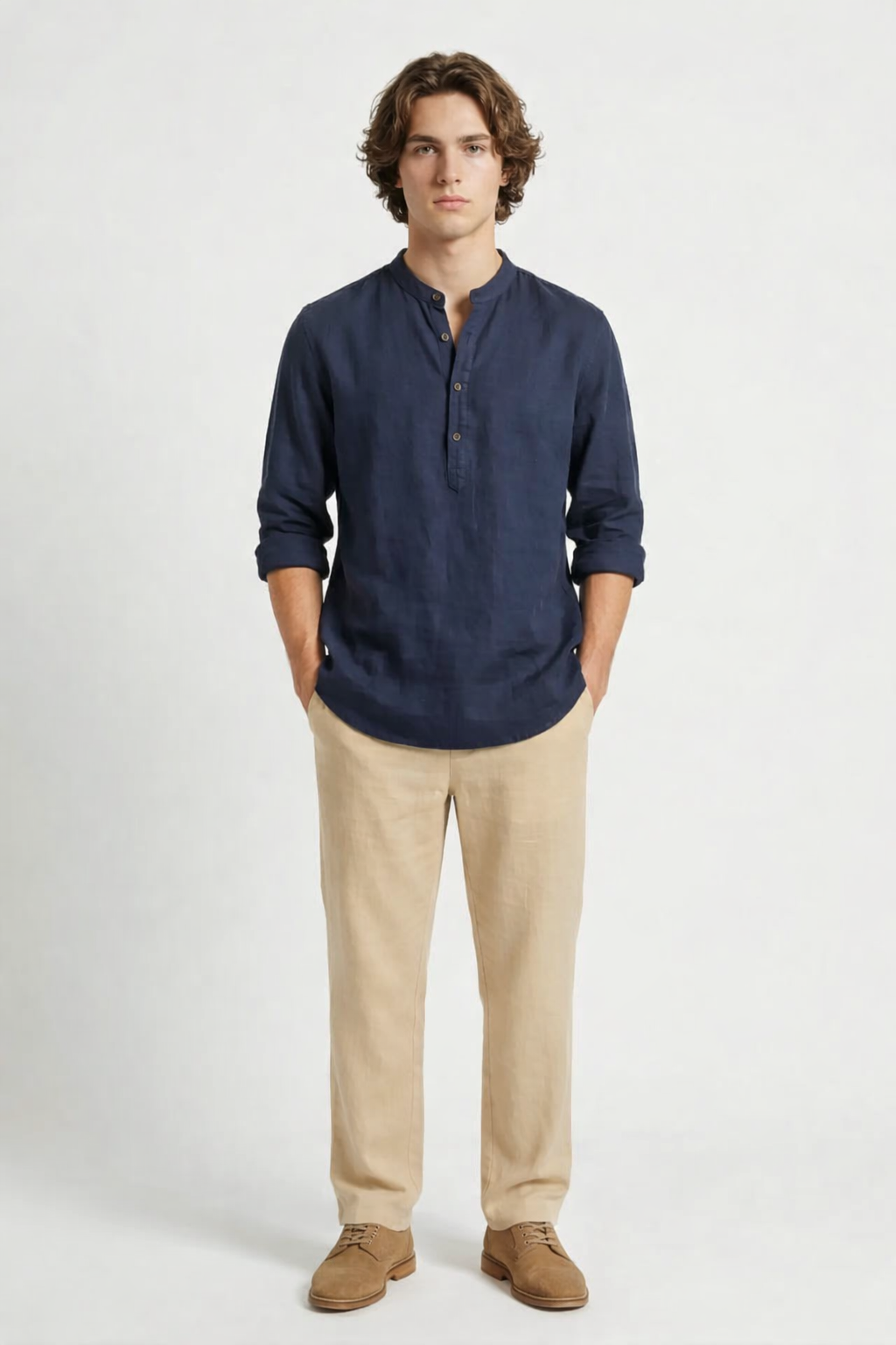 Saphire Leisure Linen Men shirt
