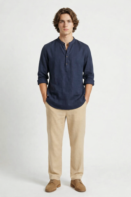 Saphire Leisure Linen Men shirt