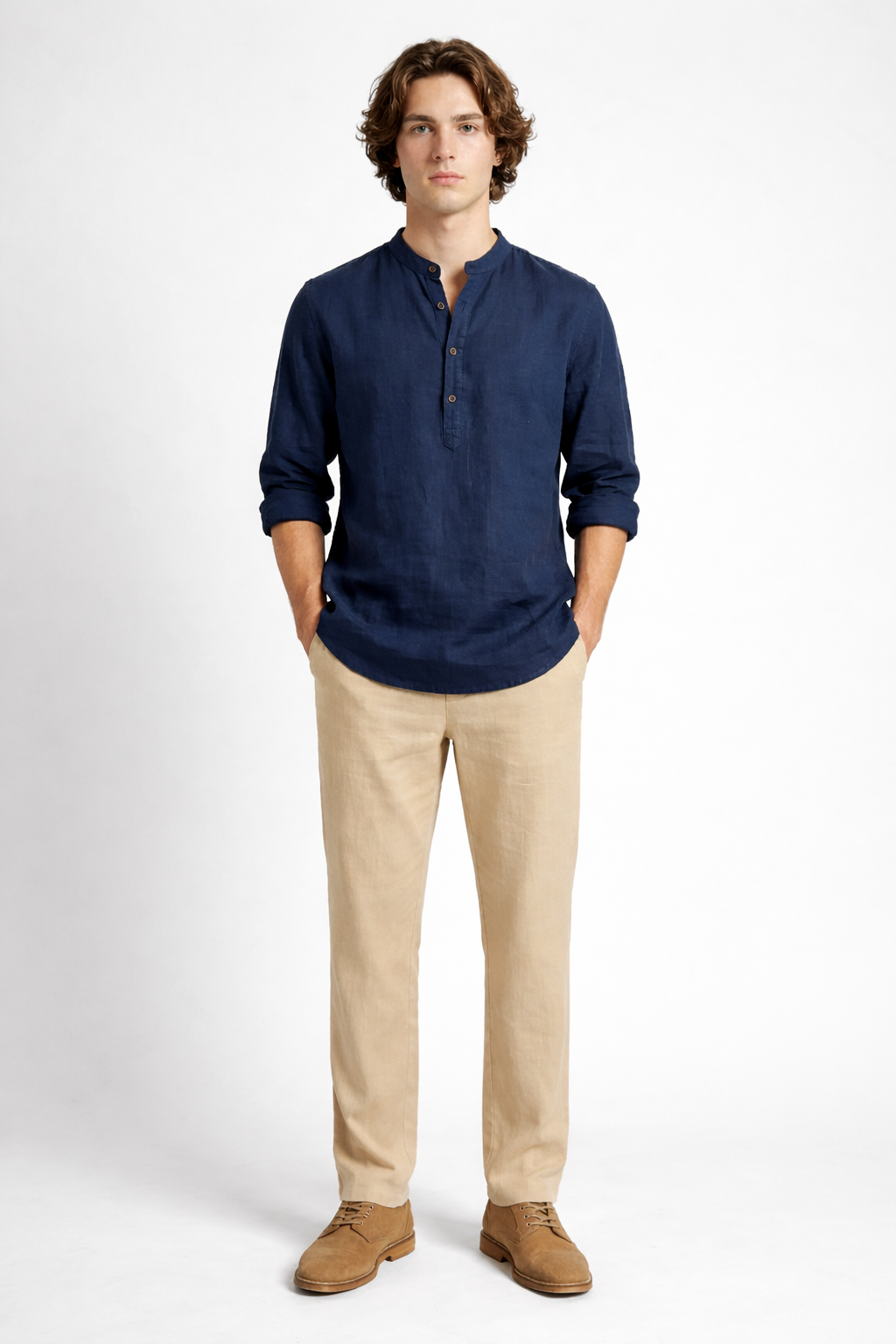 Saphire Leisure Linen Men shirt