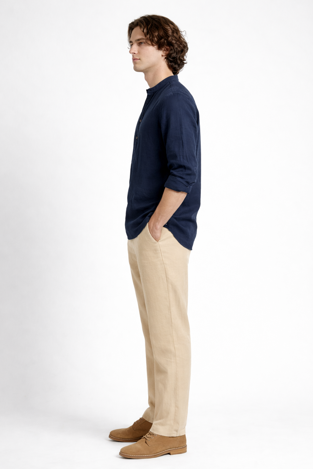 Saphire Leisure Linen Men shirt