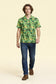 Carribbean Tropical Green Beach Shirt for Men