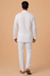 White Leisure Linen Men Co-ord Set