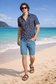 Blue Saphire Statement Shirt for Men