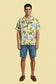 Tropical Flamingo Beach Shirt for Men