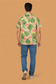 Paradise Green Beach Shirt for Men