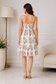 Florence White Padded Short Dress
