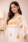 Diva Amber Embroidered Half Circular Short Kaftan